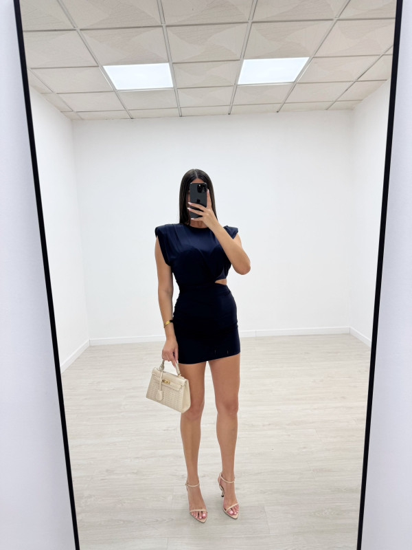VESTIDO AMALIA AZUL MARINO